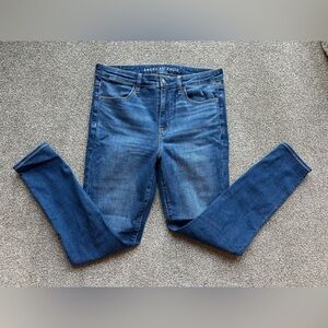 American Eagle High Rise Jeggings, next level stretch, size 12